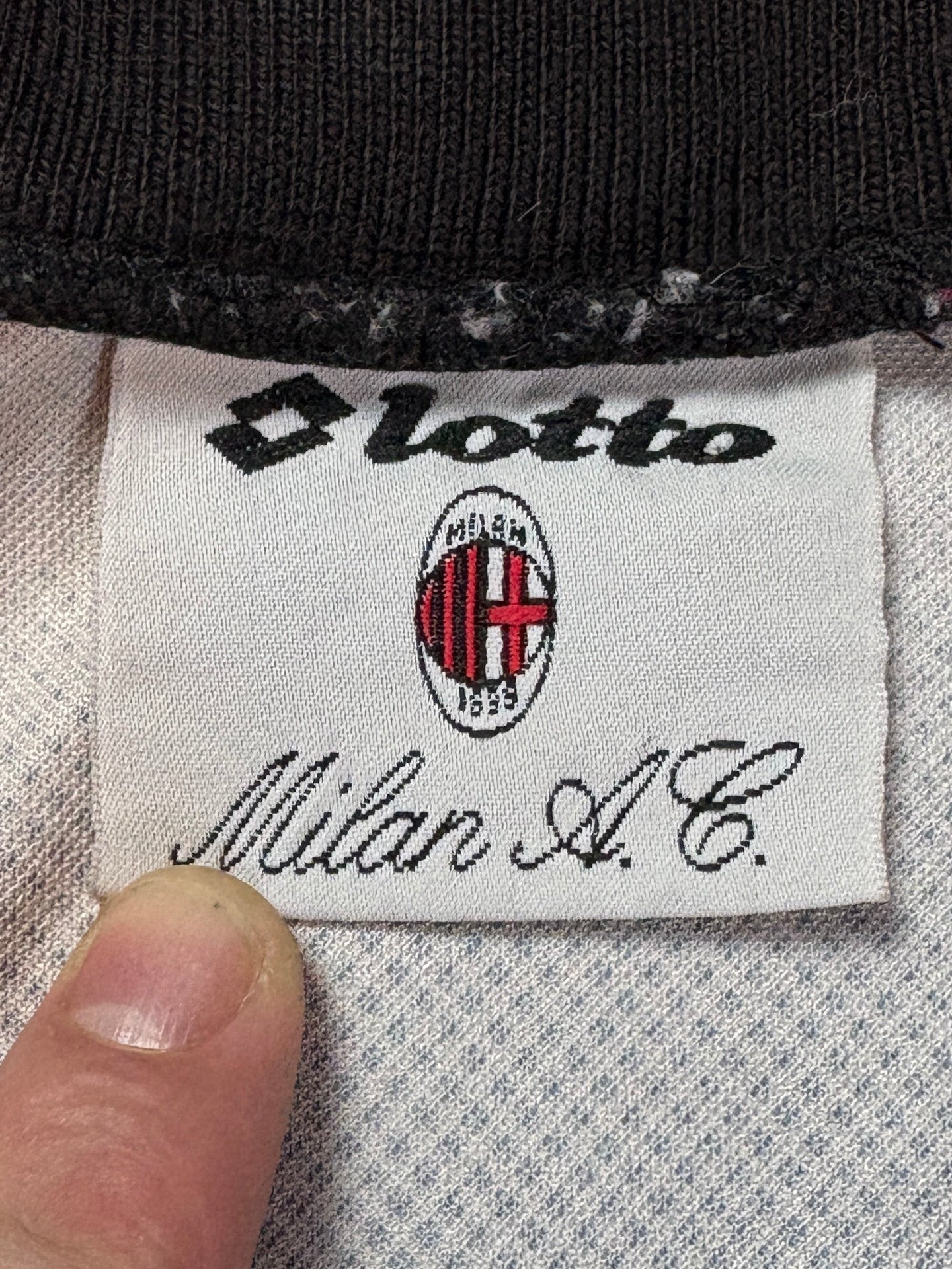 Ac Milan 1995/96 Training Lotto Football Shirt Extra Large