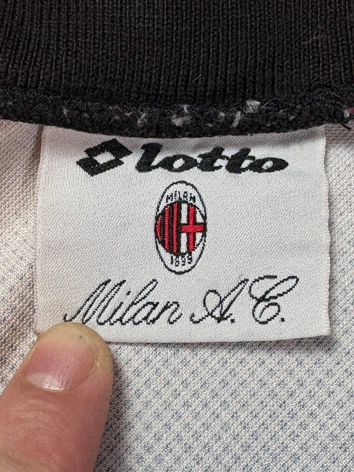Ac Milan 1995/96 Training Lotto Football Shirt Extra Large