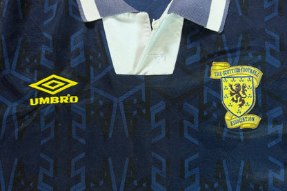 Scotland 1992 Home Umbro Football Shirt Large
