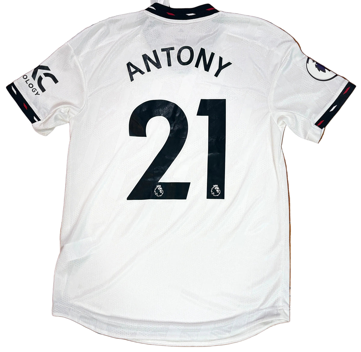 Manchester United 2022/23 Away Adidas Football Shirt Small Anthony 21