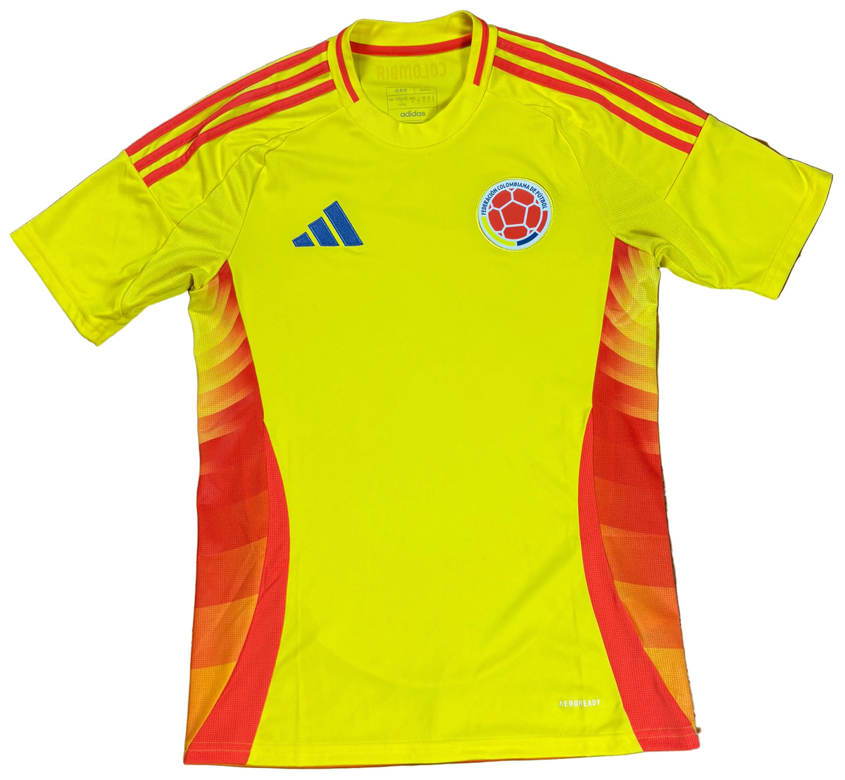 Colombia 2024 Home Adidas Football Shirt Small