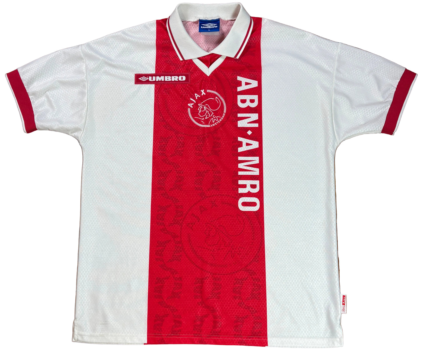 Ajax 1997/98 Home Umbro Football Shirt Extra Large Litmenan 10