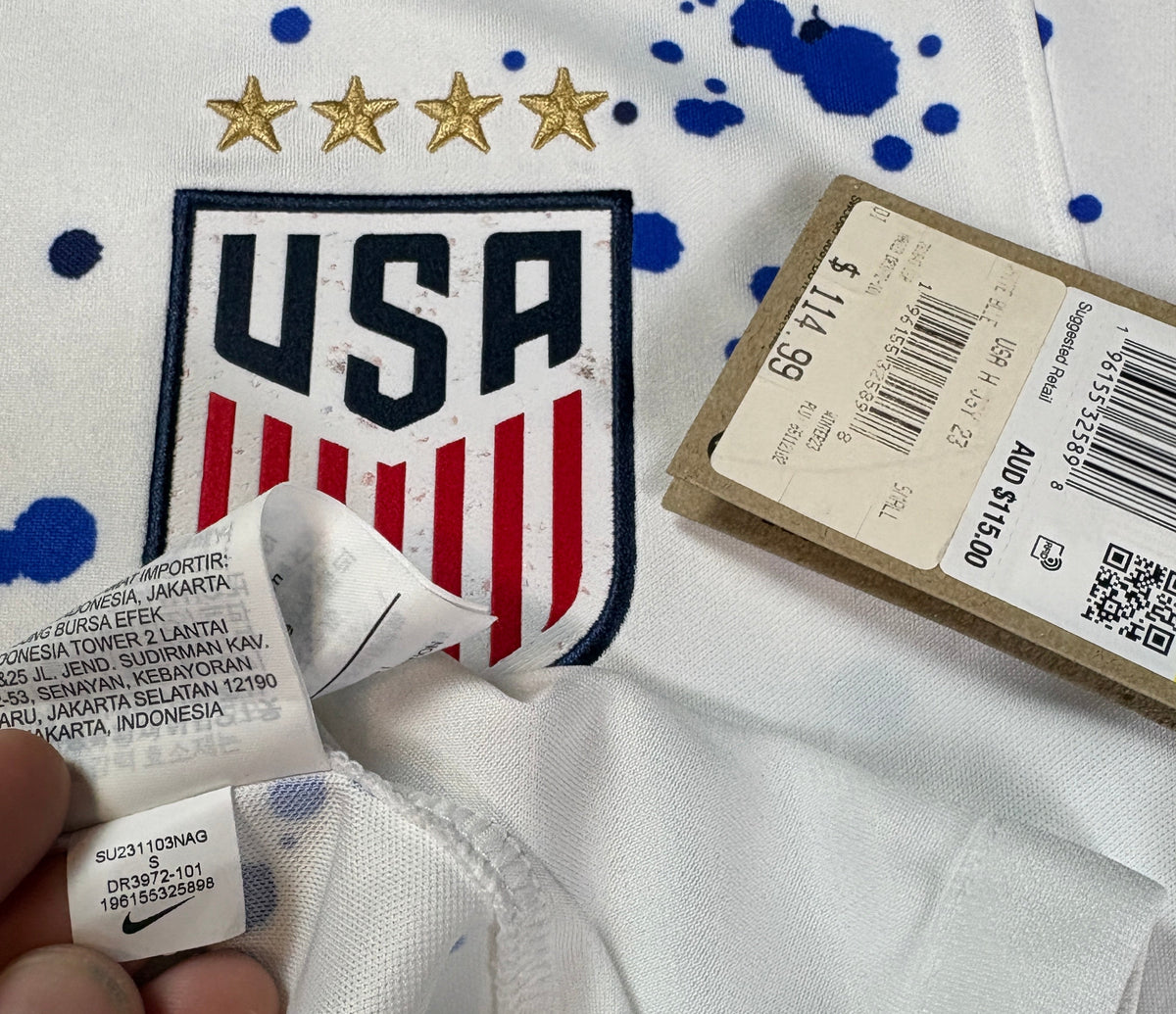 USA 2023 Home Nike Football Shirt Small
