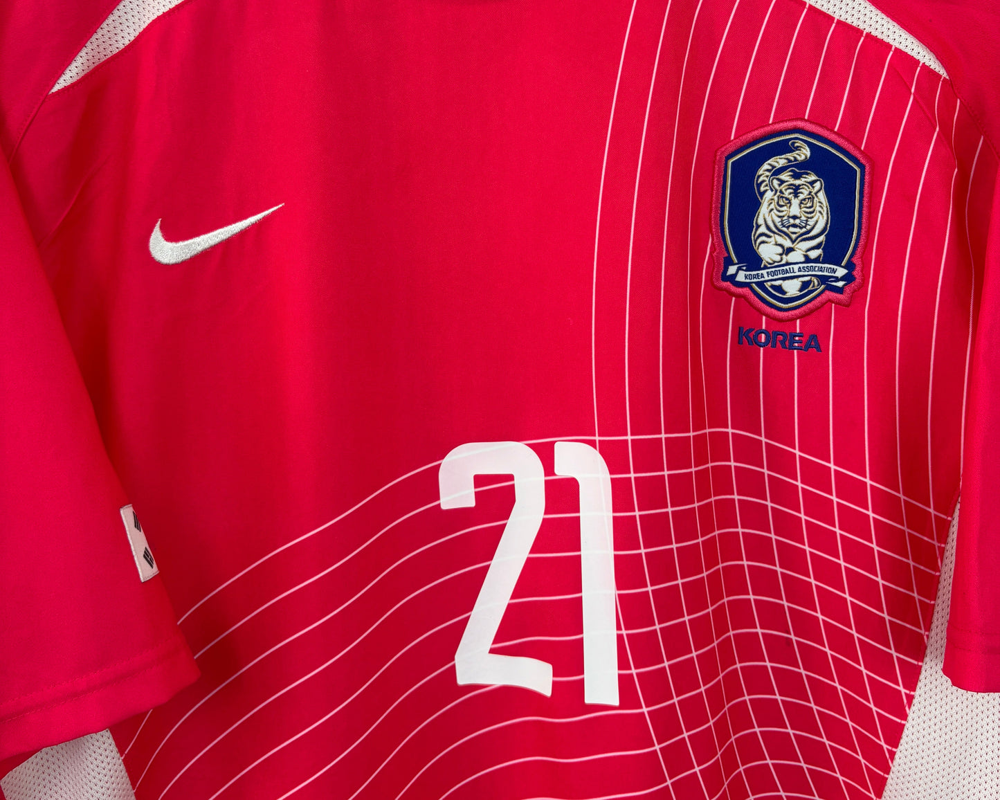 South Korea 2002 Home Nike Football Shirt XL J S Park 21