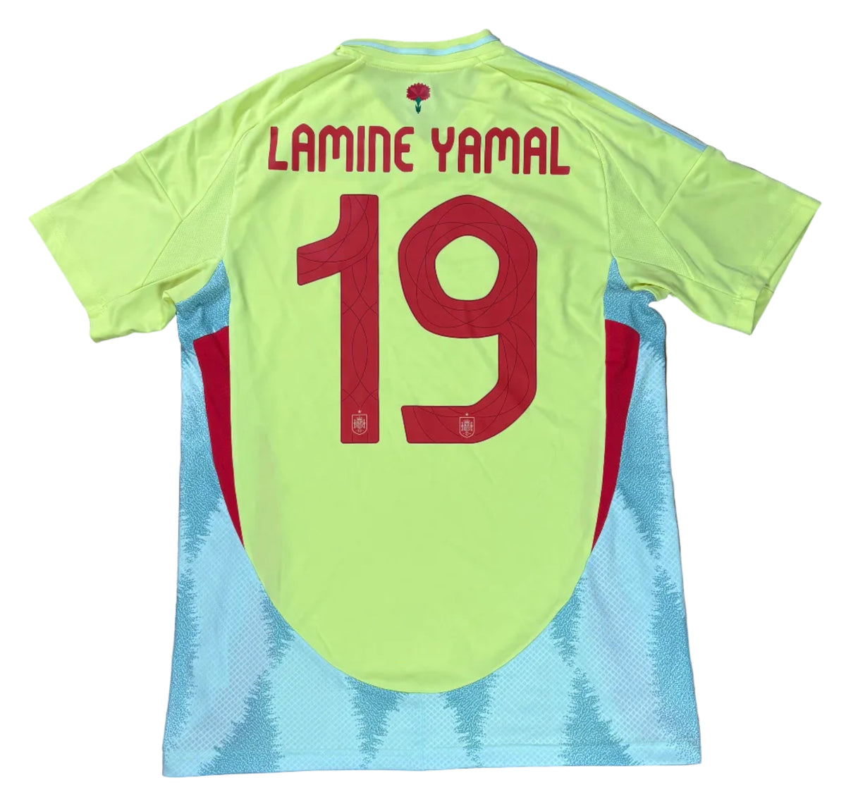 Spain 2024 Away Adidas Football Shirt Small Yamal 19