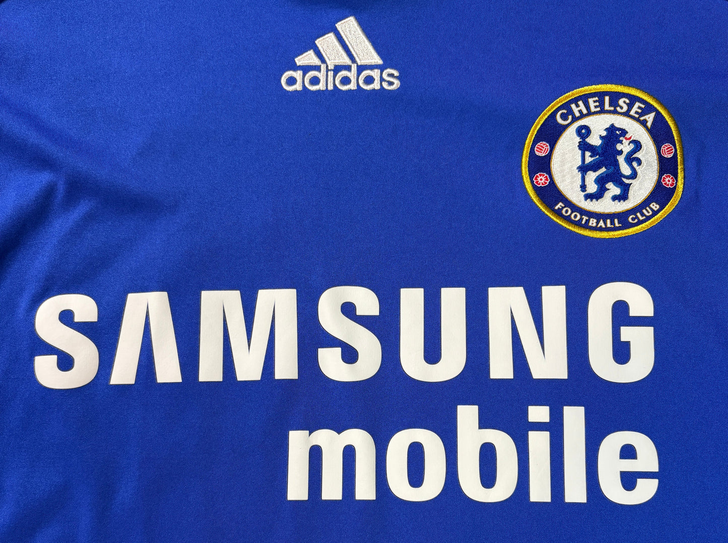 Chelsea 2006/08 Home Adidas Football Shirt Extra Large Ballack 13