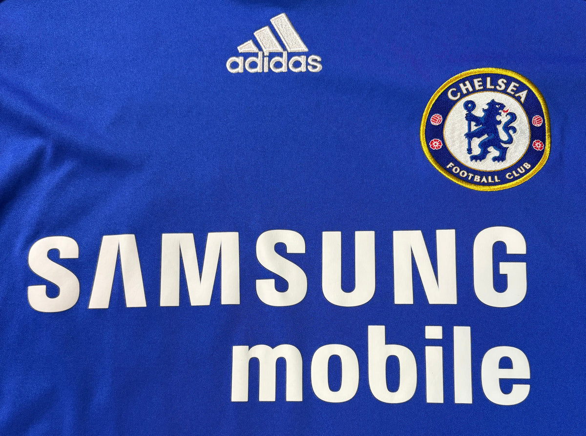 Chelsea 2006/08 Home Adidas Football Shirt Extra Large Ballack 13