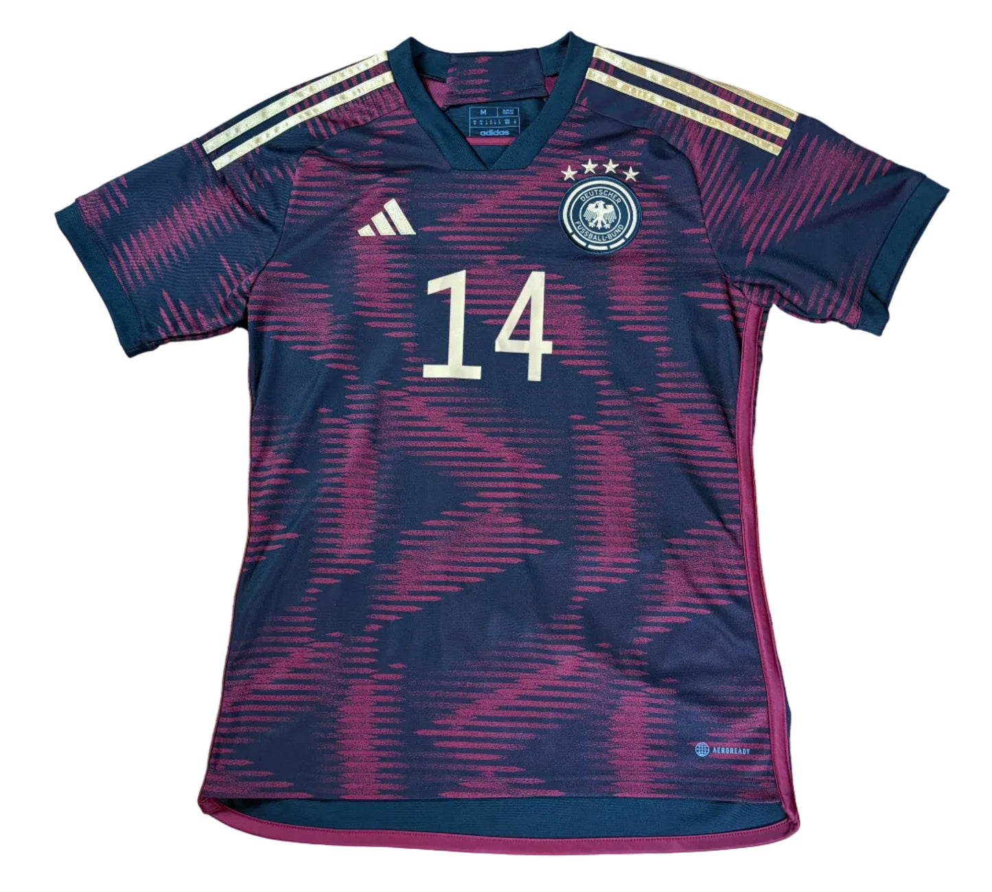Germany 2022 Away Adidas Football Shirt Medium Musiala 14
