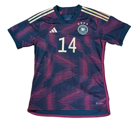 Germany 2022 Away Adidas Football Shirt Medium Musiala 14