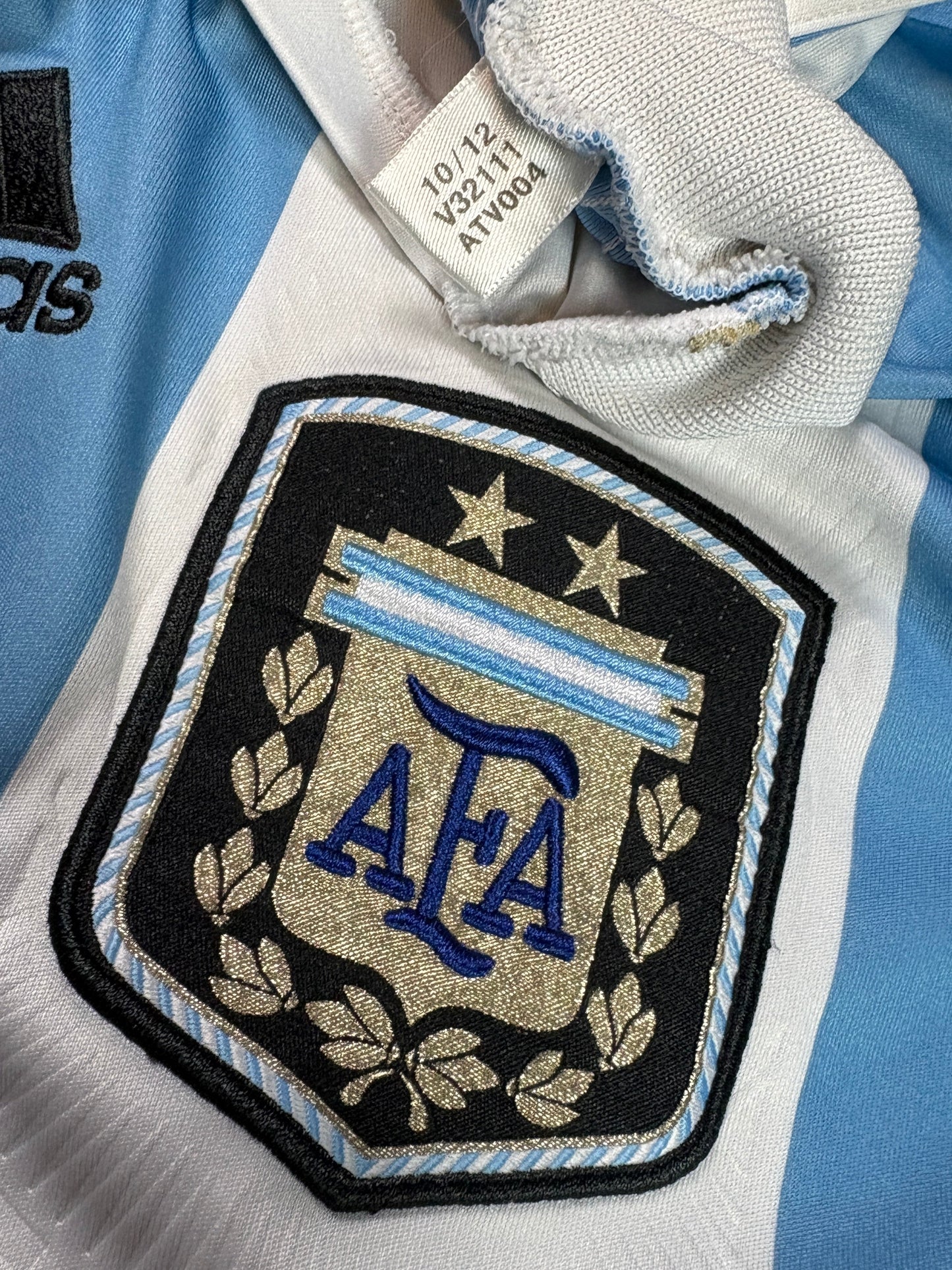 Argentina 2012/13 Home Adidas Football Shirt Medium