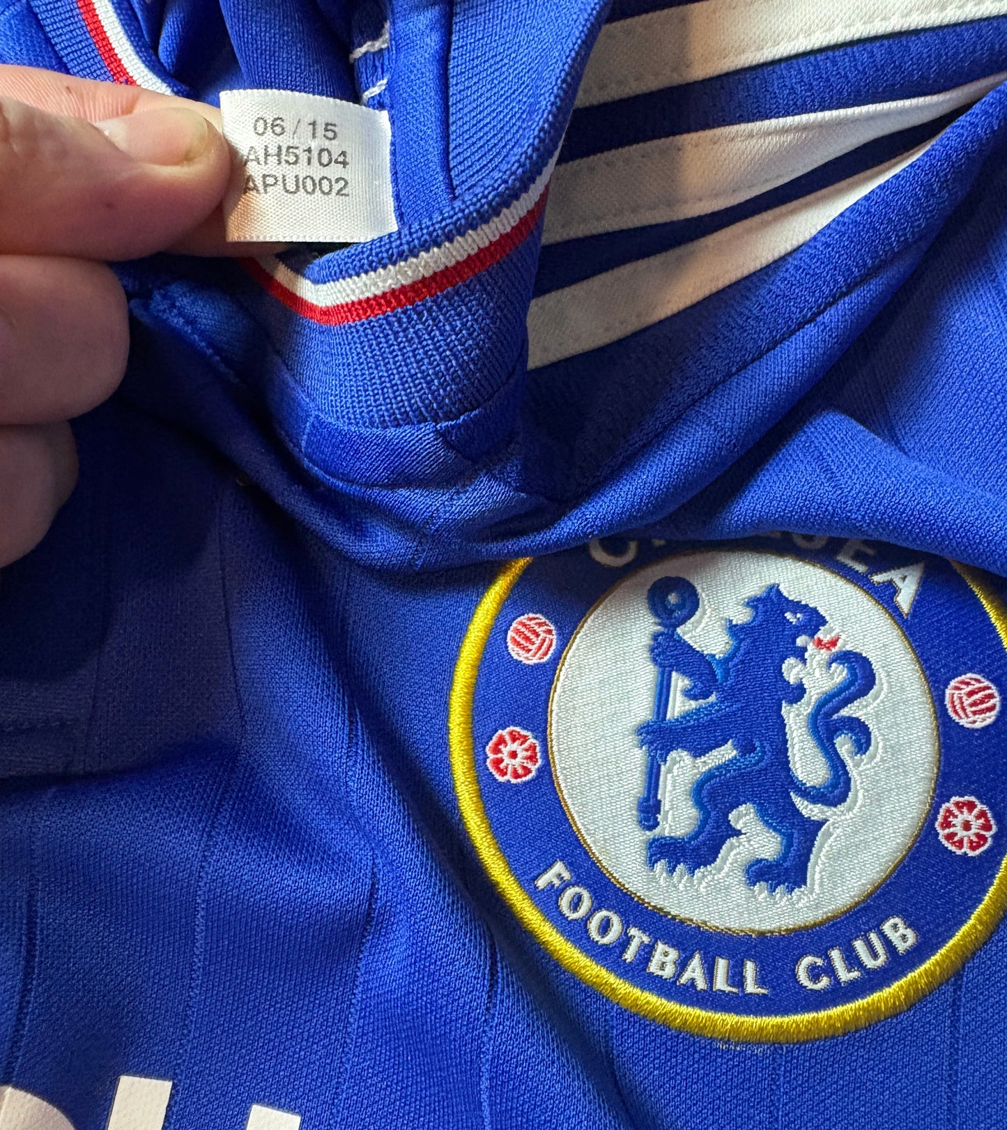 Chelsea 2015/16 Home Adidas Football Shirt Extra Large