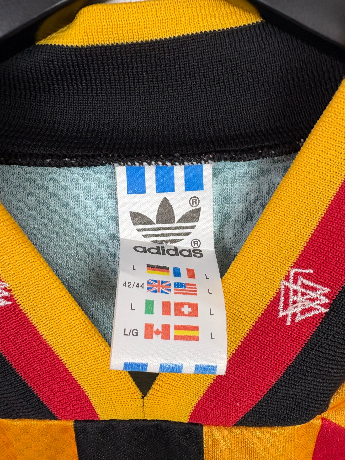 Germany 1994 Away Adidas Football Shirt L Matthaus 10