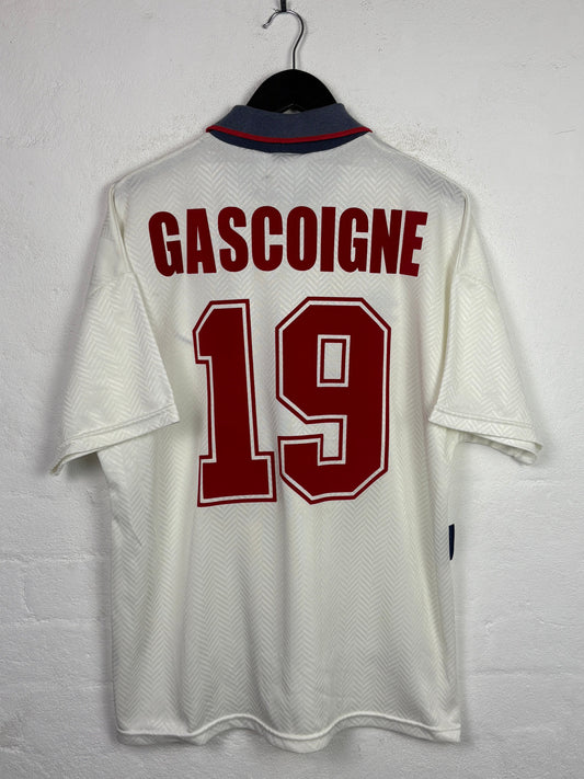 England 1994 Home Umbro Football Shirt L Gascoine 19