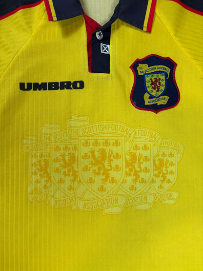 Scotland 1998 Away Umbro Football Shirt Extra Large