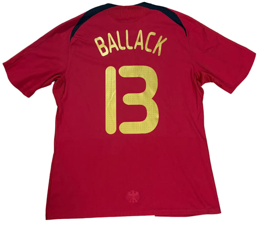 Germany 2008/09 Away Adidas Football Shirt Large Ballack 13