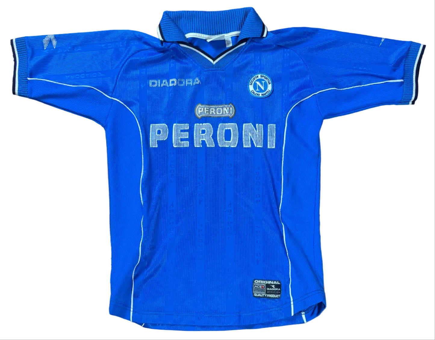 Napoli 2000/01 Home Diadora Football Shirt Medium
