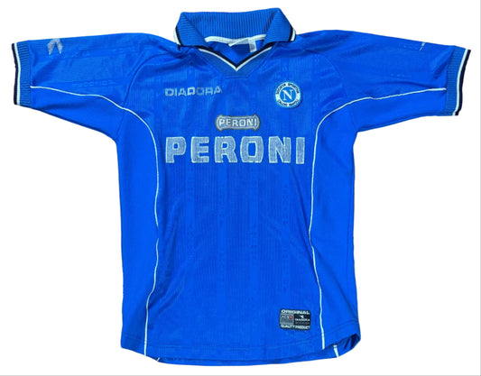 Napoli 2000/01 Home Diadora Football Shirt Medium
