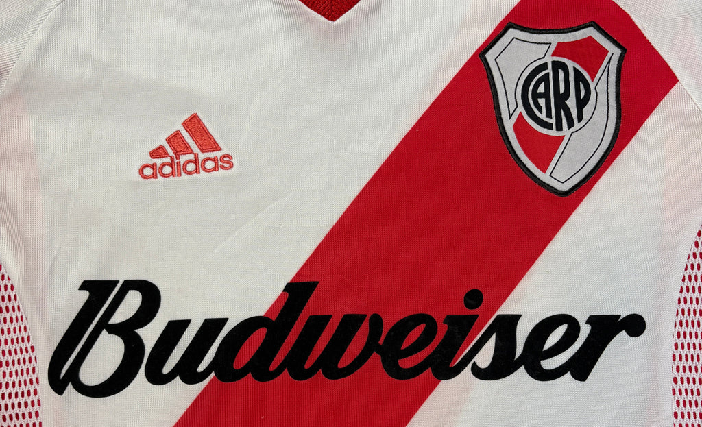 River Plate 2002/03 Home Adidas Football Shirt Small