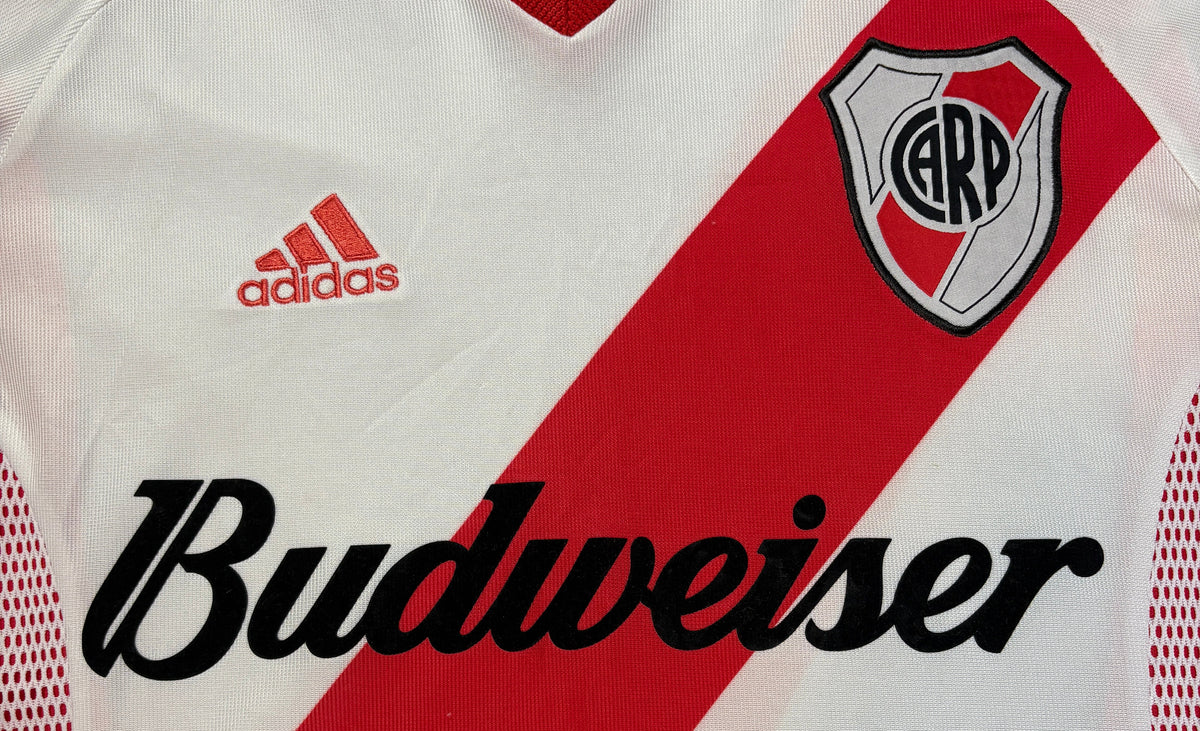 River Plate 2002/03 Home Adidas Football Shirt Small