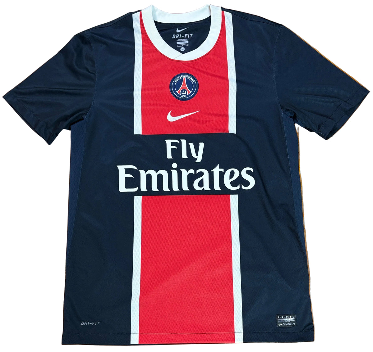PSG 2011/12 Home Nike Football Shirt Medium