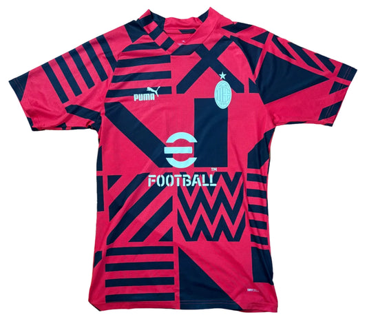Ac Milan 2022/23 Prematch Puma Football Shirt Small