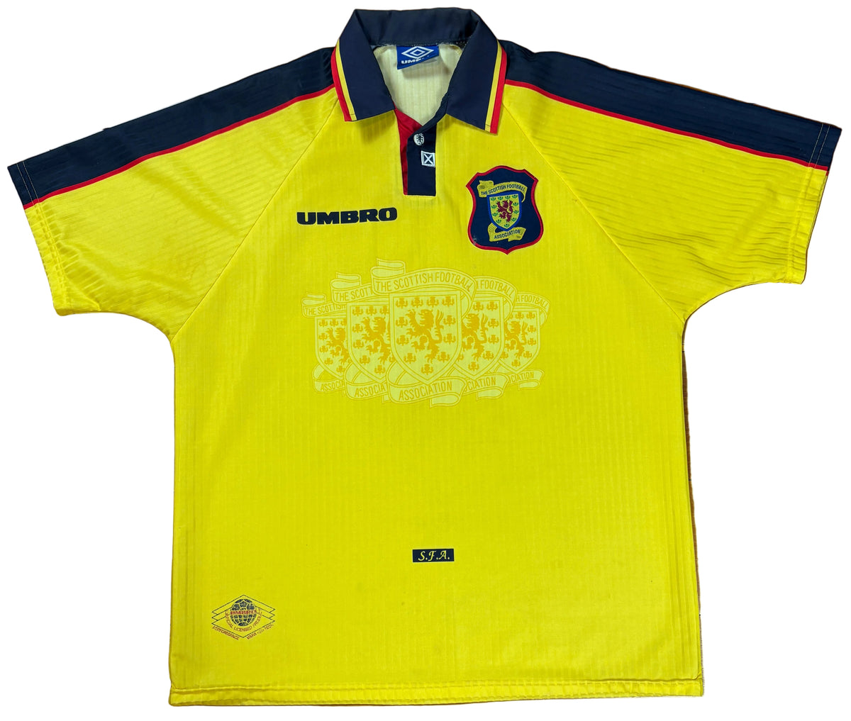 Scotland 1998 Away Umbro Football Shirt Extra Large