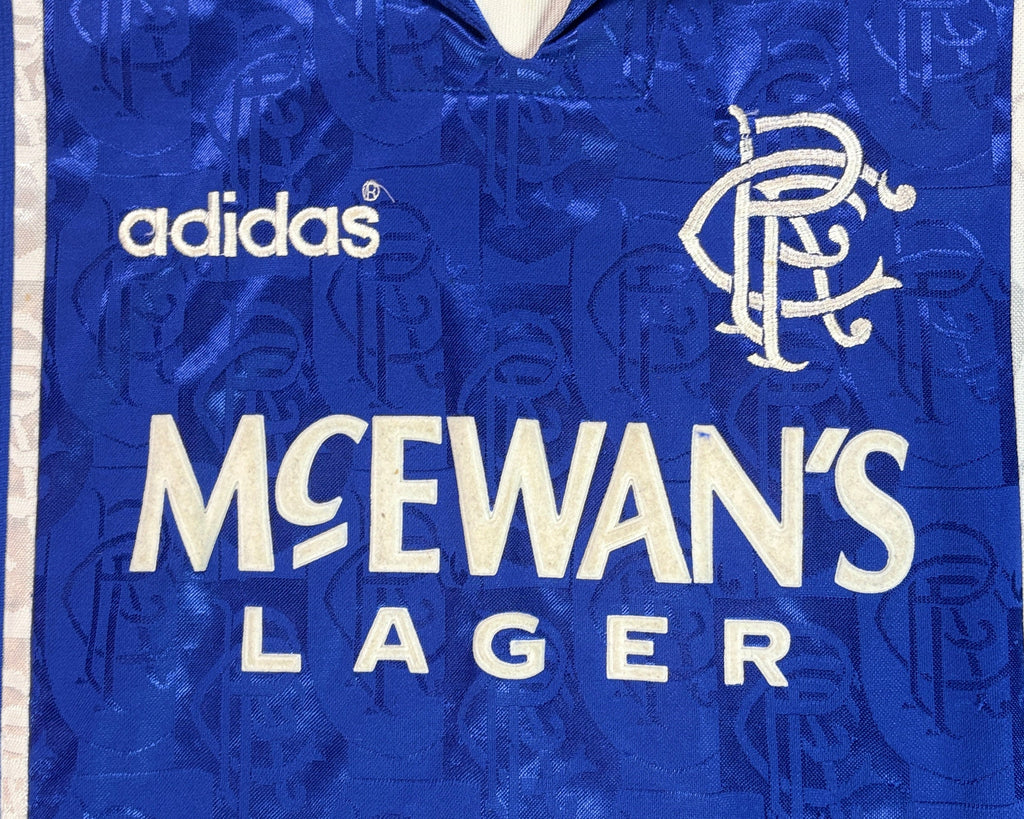 Rangers 1996/97 Home Adidas Football Shirt Medium