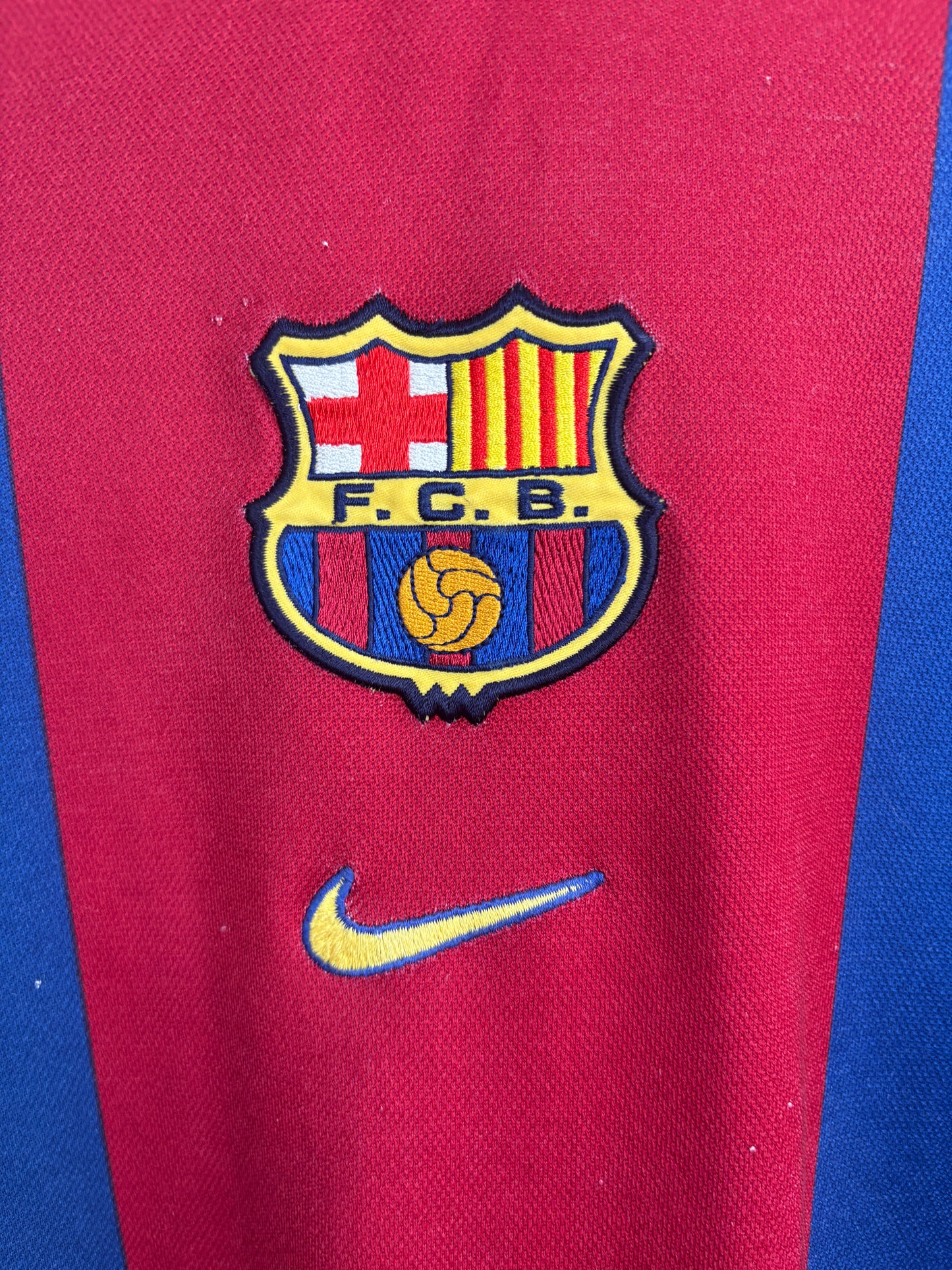 Barcelona 1998/99 Home Extra Large Xavi 26