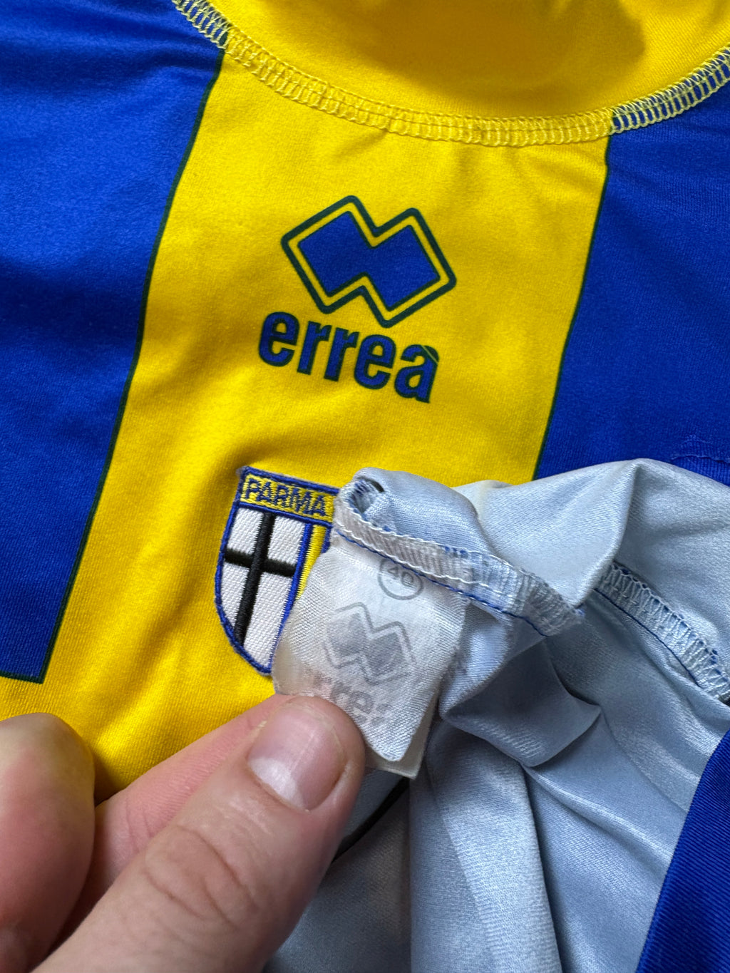 Parma 2006/07 Away Errea Football Shirt Extra Small