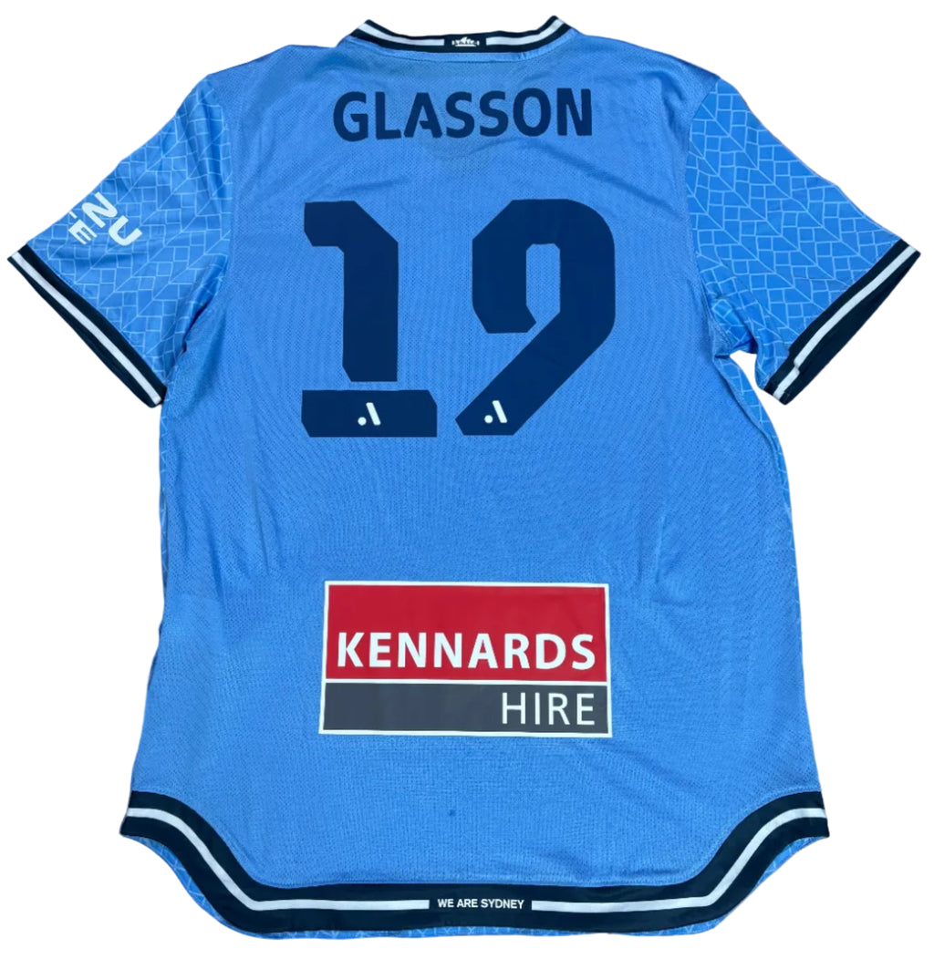 Sydney Fc 2024 Home Under Armour Football Shirt Large Glasson 19