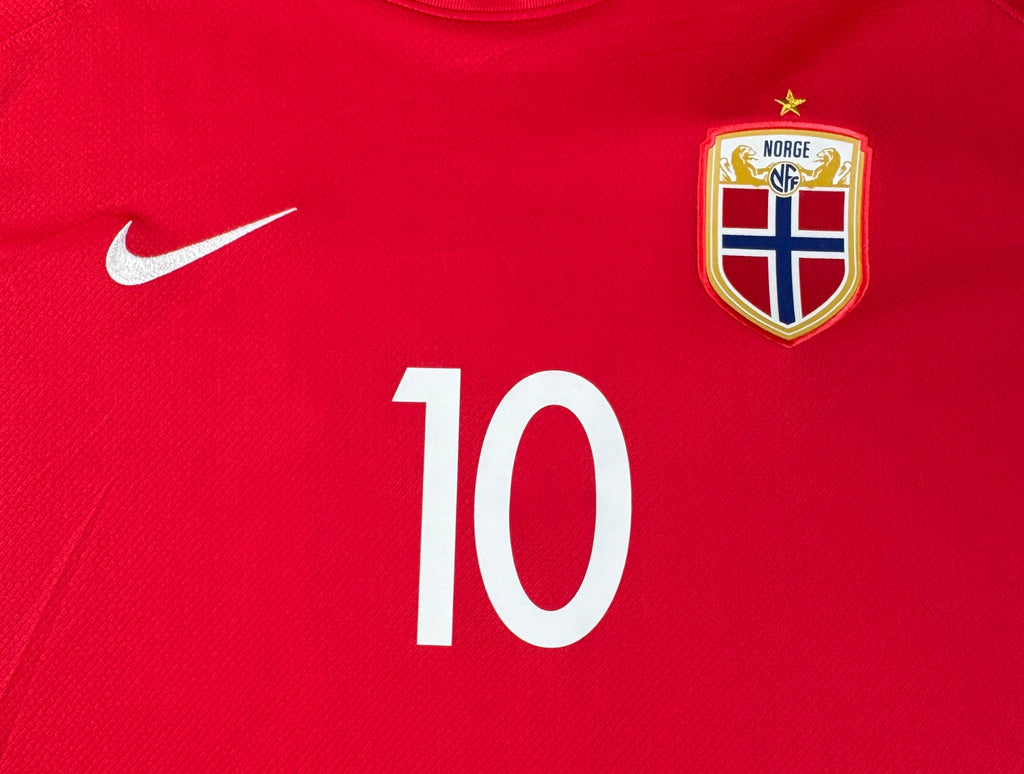 Norway 2023 Home Nike Football Shirt Extra Large Odergaard 10