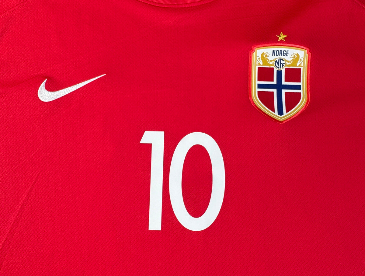 Norway 2023 Home Nike Football Shirt Extra Large Odergaard 10
