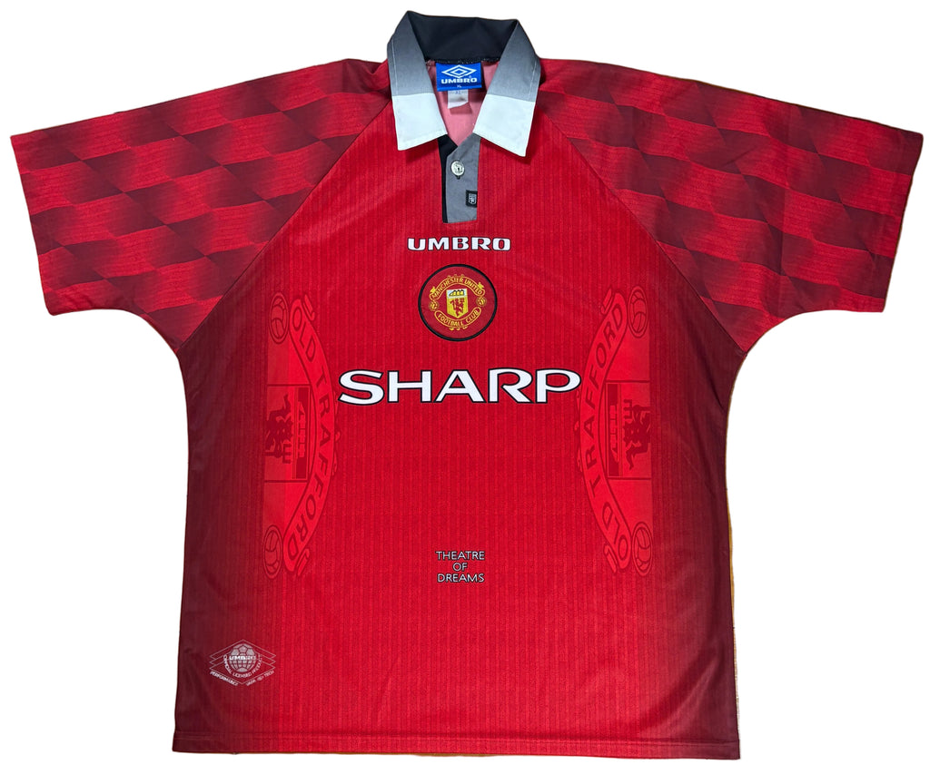 Manchester United 1996/98 Home Umbro Football Shirt Extra Large