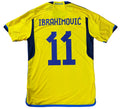 Sweden 2023 Home Adidas Football Shirt Medium Ibrahimovic 11