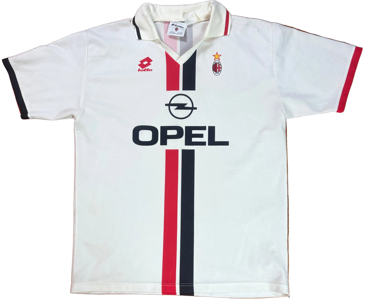 Ac Milan 1995/96 Away Lotto Football Shirt Extra Large
