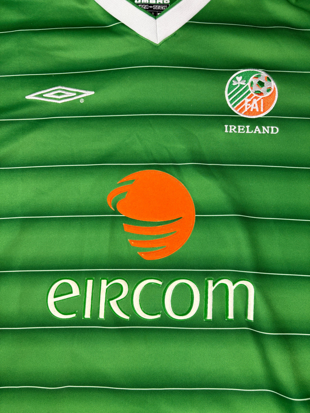 Ireland 2002 Home Umbro Football Shirt Extra Large