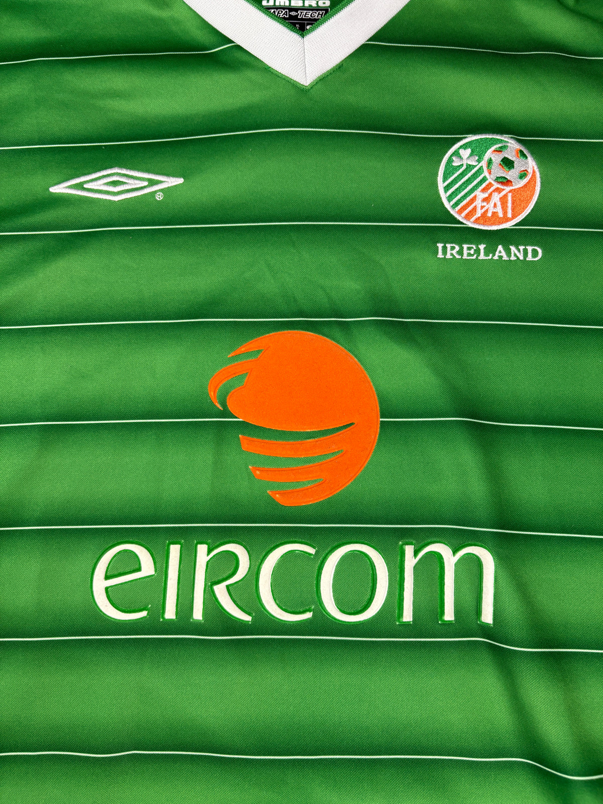Ireland 2002 Home Umbro Football Shirt Extra Large