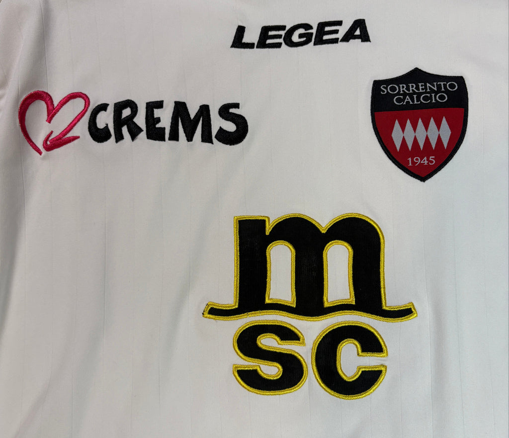 Sorrento Calcio 2008/09 Away Legea Football Shirt Extra Large