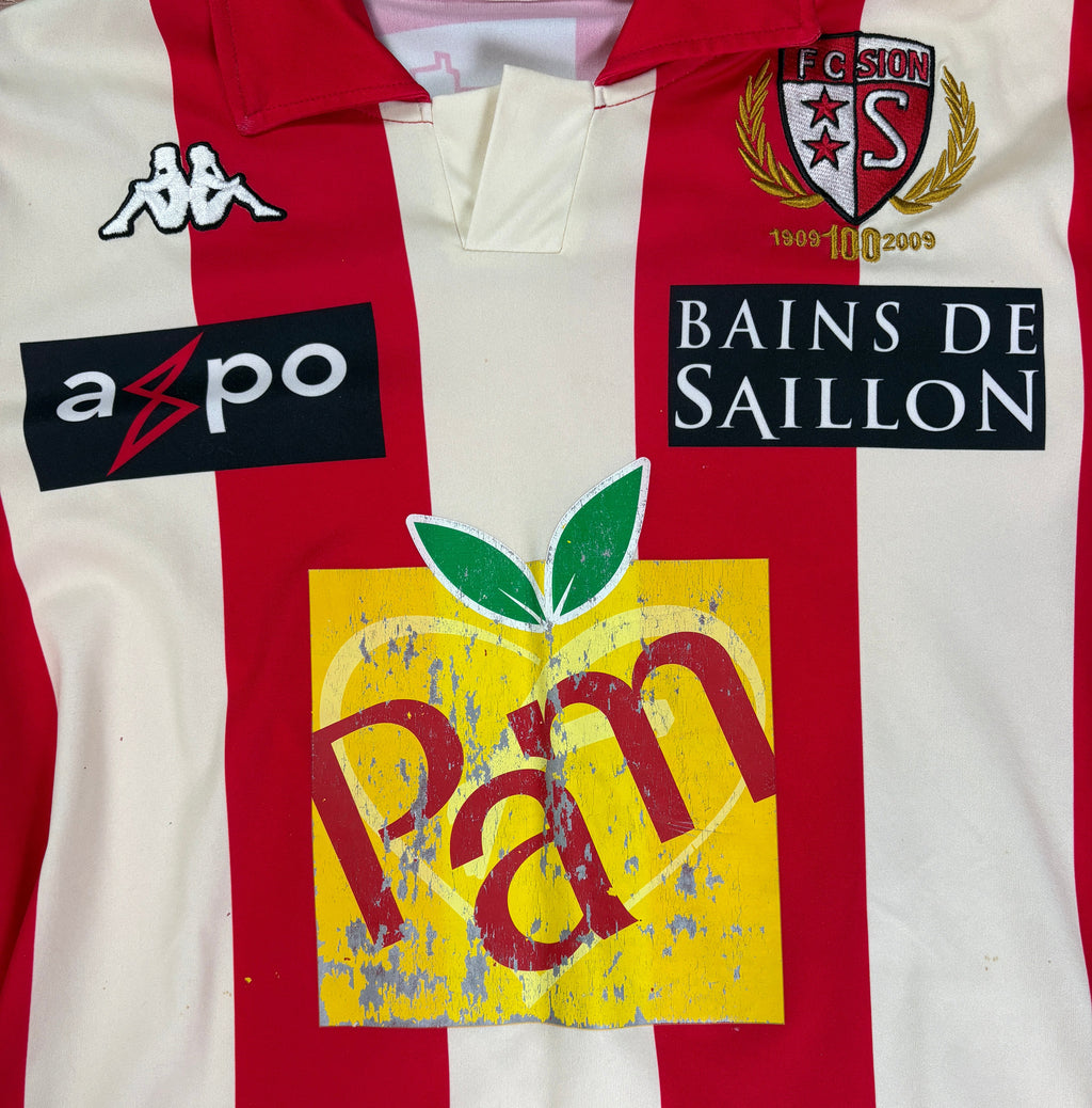FC Sion 2010/11 Home Kappa Football Shirt Extra Large