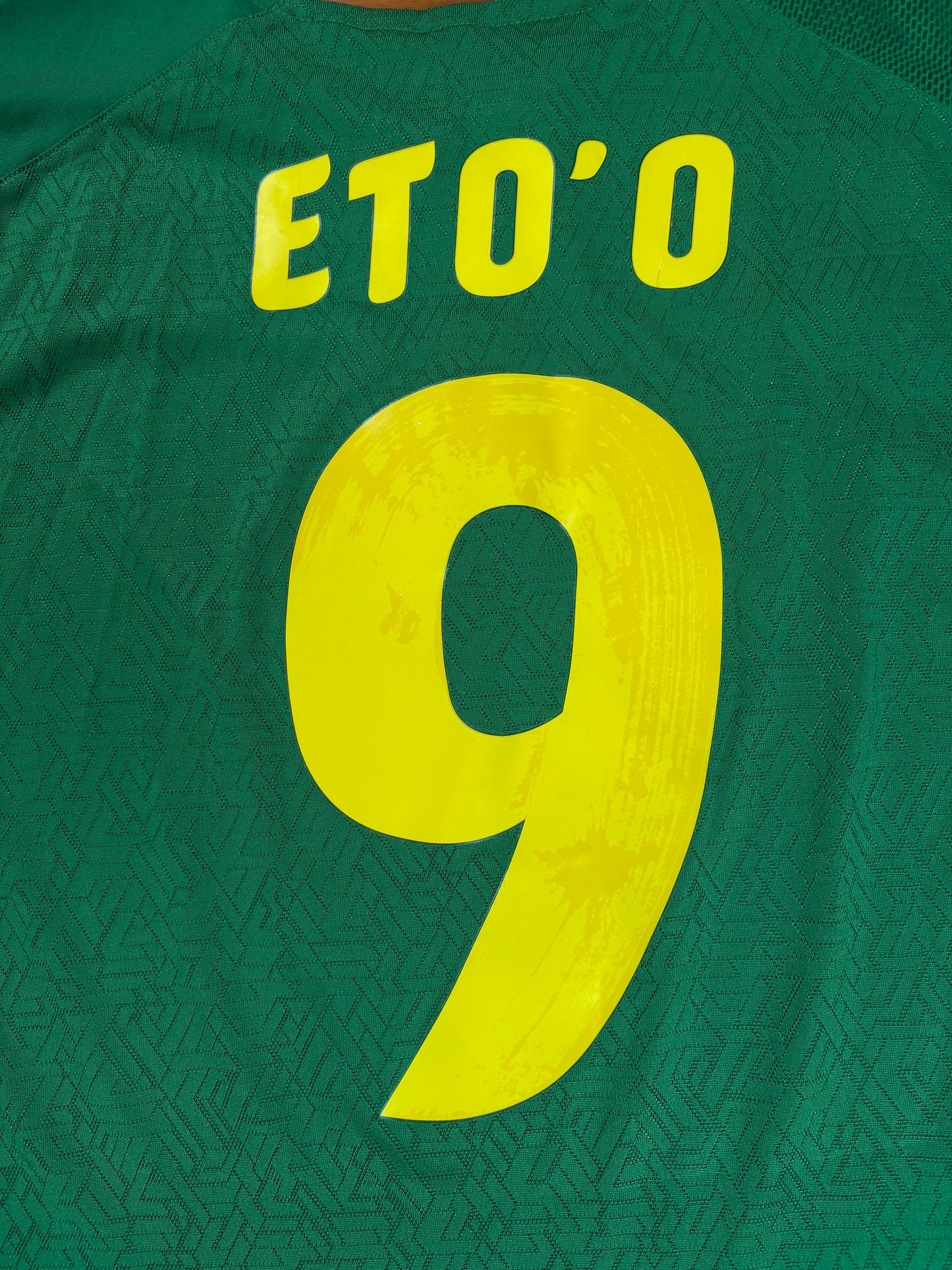 Cameroon 2006/08 Home Puma Football Shirt Extra Large Eto 9