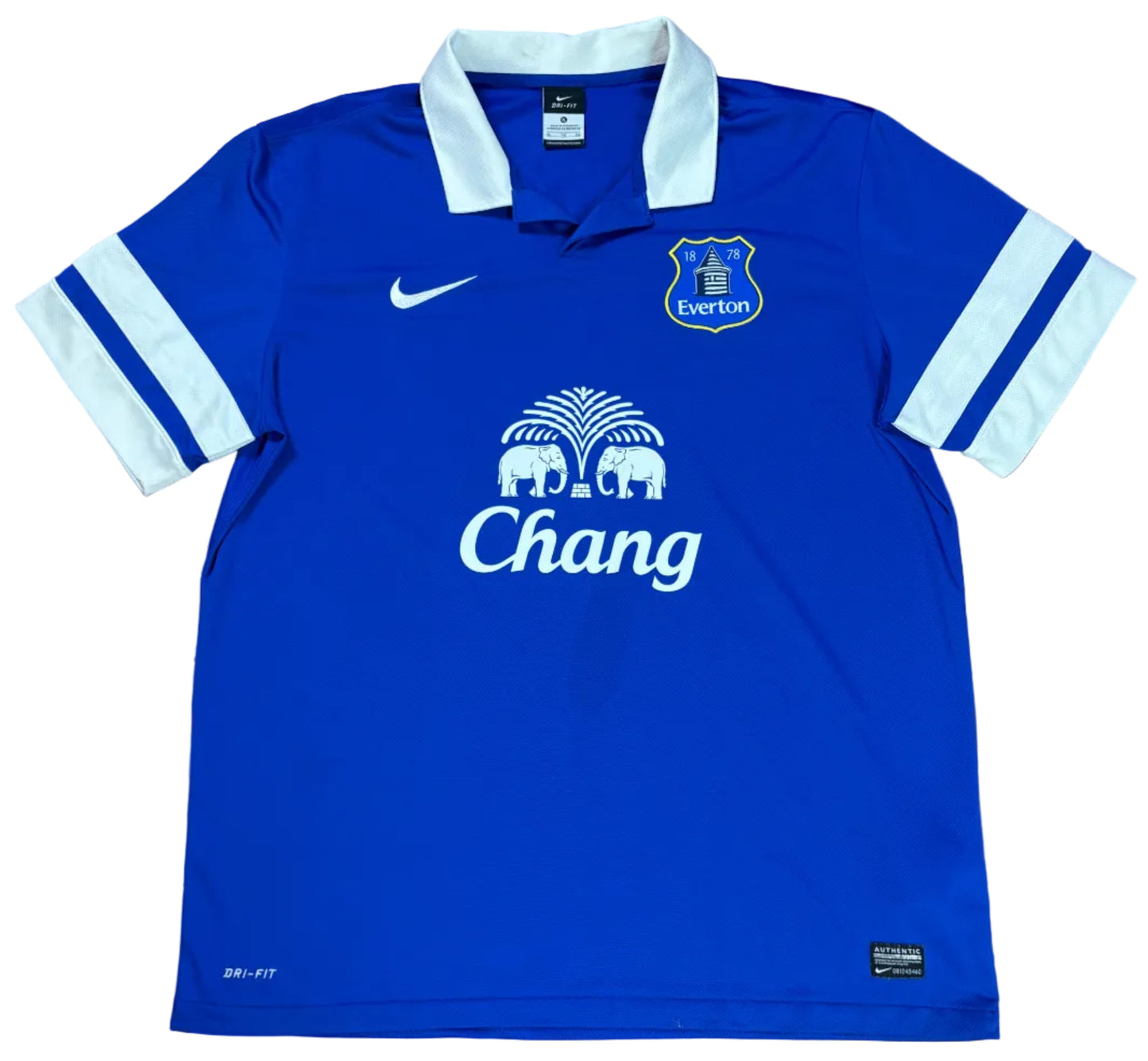 Everton 2013/14 Home Nike Football Shirt Extra Large Lukaku 17