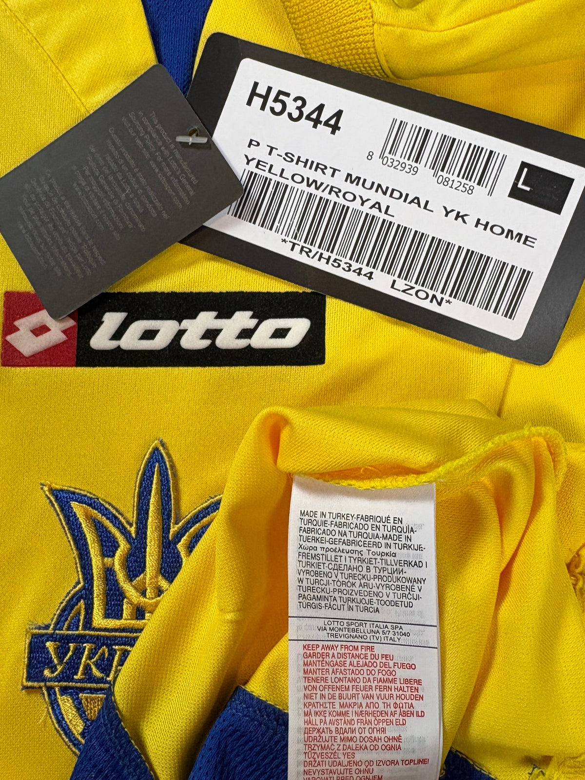 Ukraine 2006 Home Lotto Football Shirt Large Tymoschuk 4