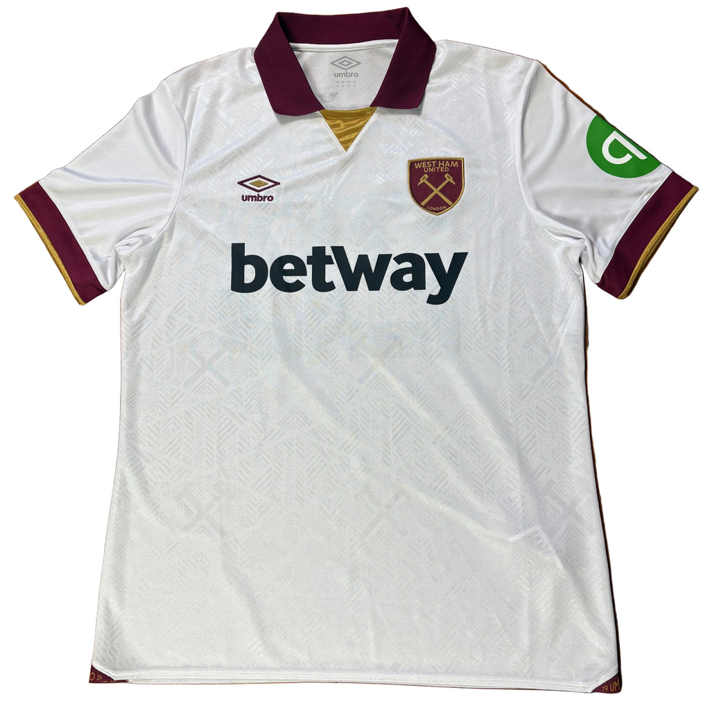 West Ham 2024/25 Away Umbro Football Shirt Extra Large Soucek 28