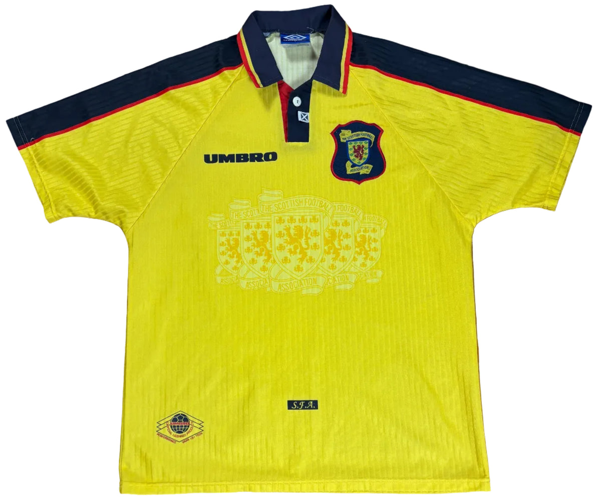 Scotland 1998 Away Umbro Football Shirt Large