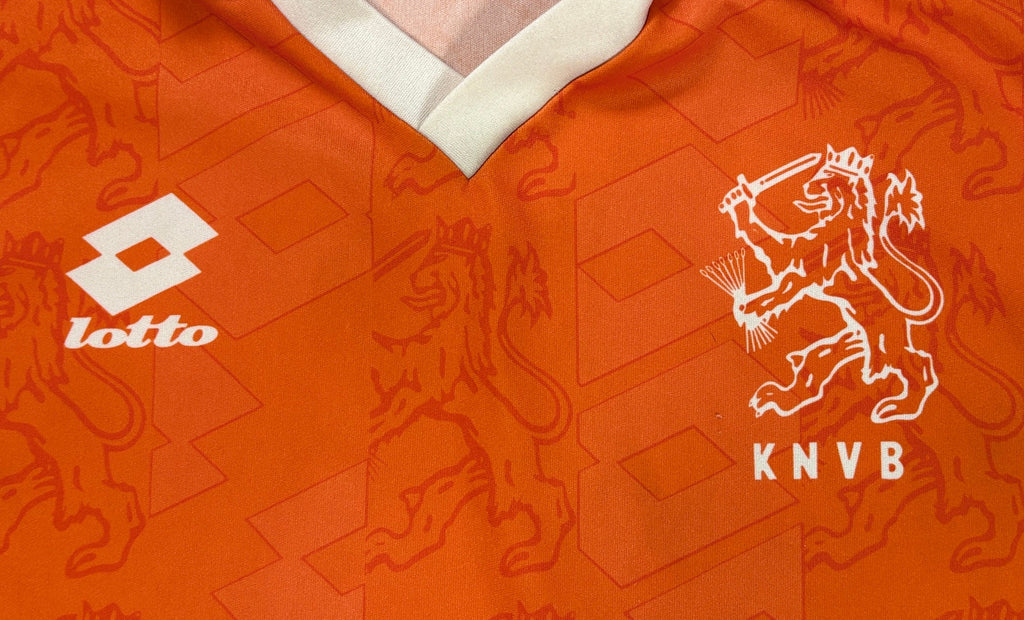 Netherlands 1994 Home Lotto Football Shirt Large