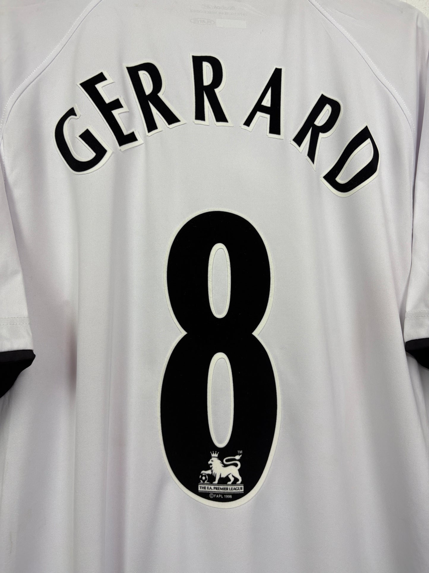 Liverpool 2005/06 Away Reebok Football Shirt XL Gerrard 8