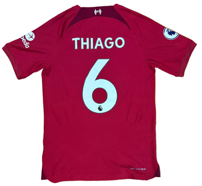 Liverpool 2022/23 Home Nike Football Shirt Small Thiago 6