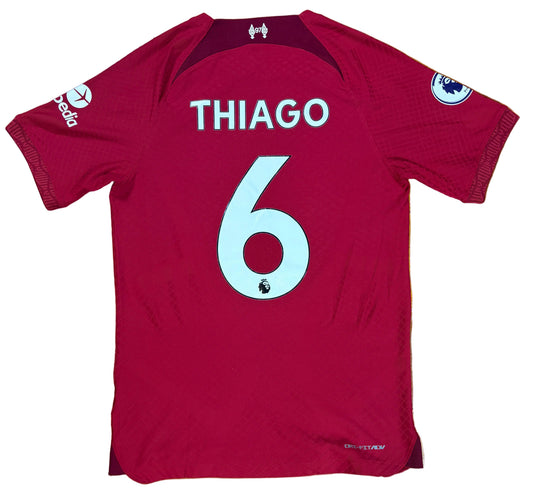 Liverpool 2022/23 Home Nike Football Shirt Small Thiago 6