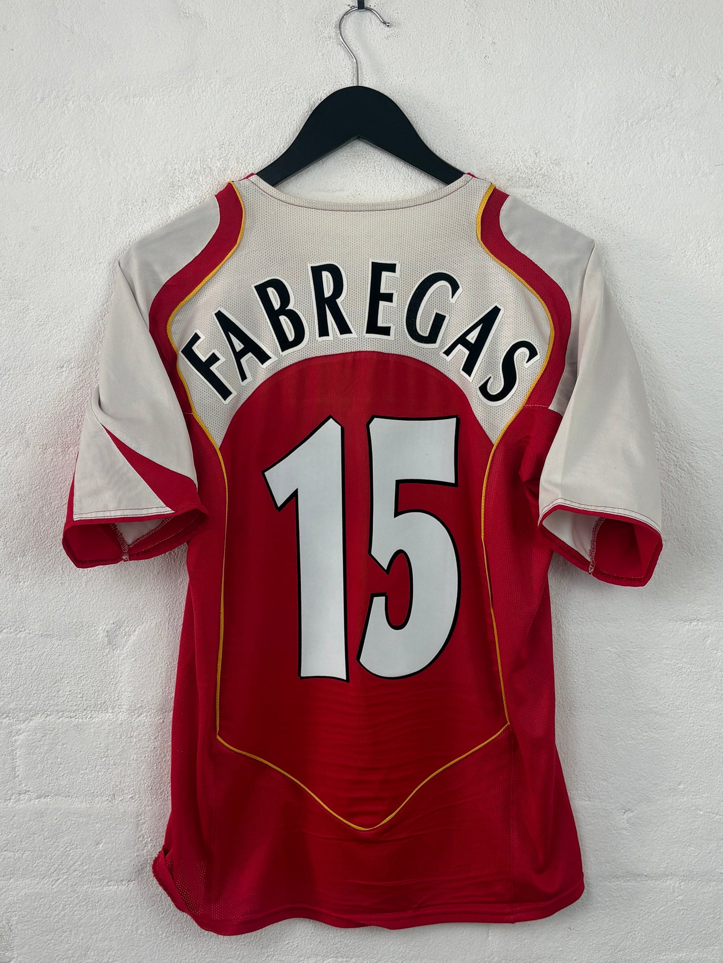Arsenal 2004/05 Home Nike Football Shirt S Fabregas 15 Tag Fadded