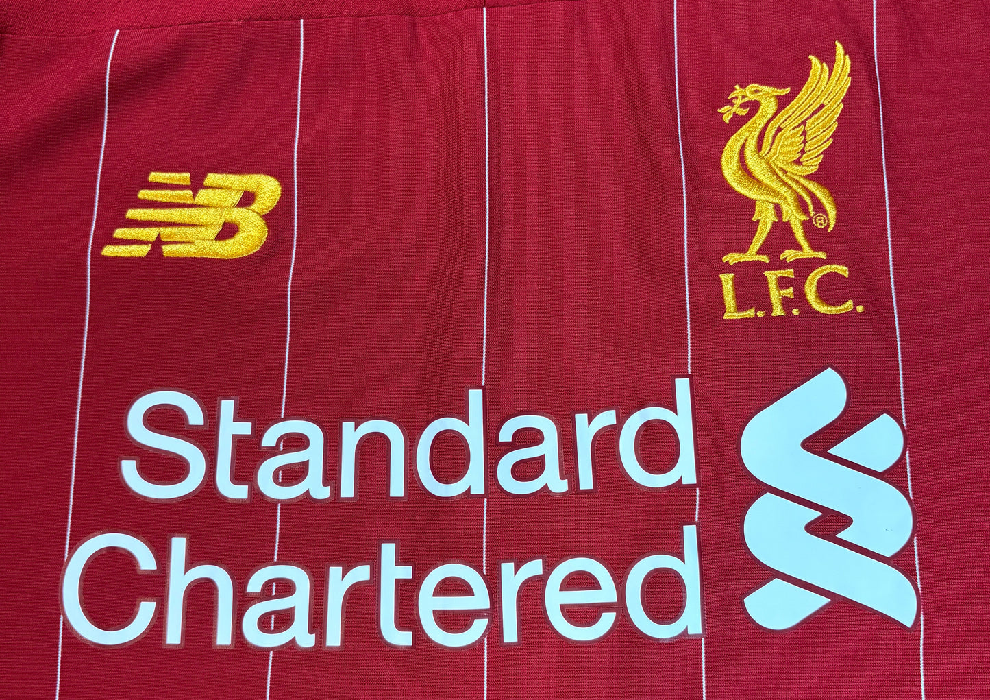 Liverpool 2019/20 Home New Balance Football Shirt Medium Firmino 9